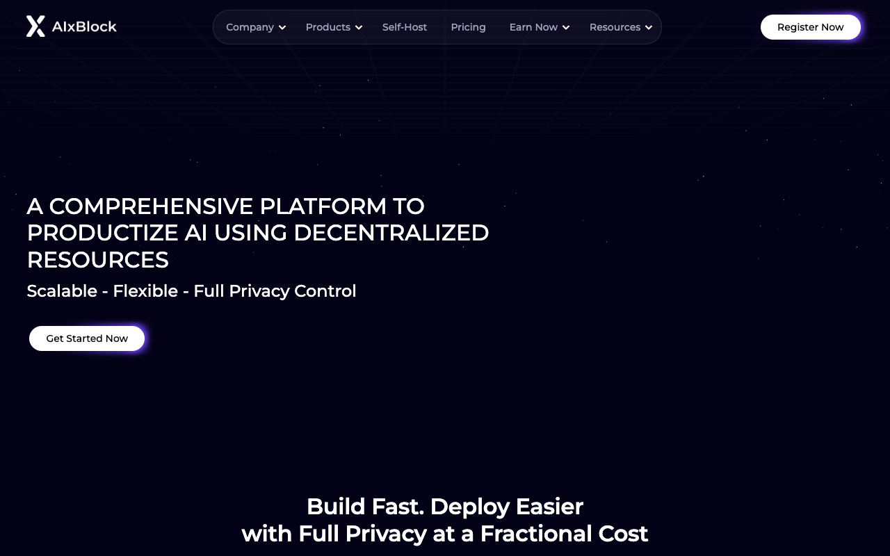 AIxBlock - Empowering AI with a Decentralized Supercomputer AI Blockchain Decentralized Computing