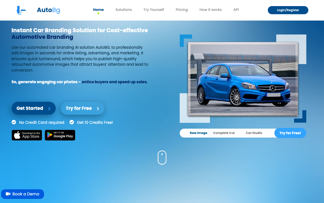 AutoBG - Elevating Automotive Visuals, Accelerating Sales Momentum