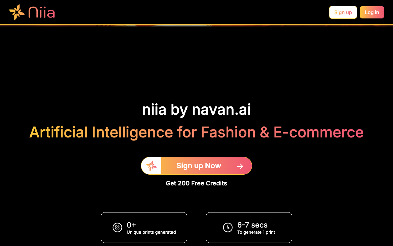 niia.ai - AI-powered Solution for Beautiful Apparel Designs and Photoshoots