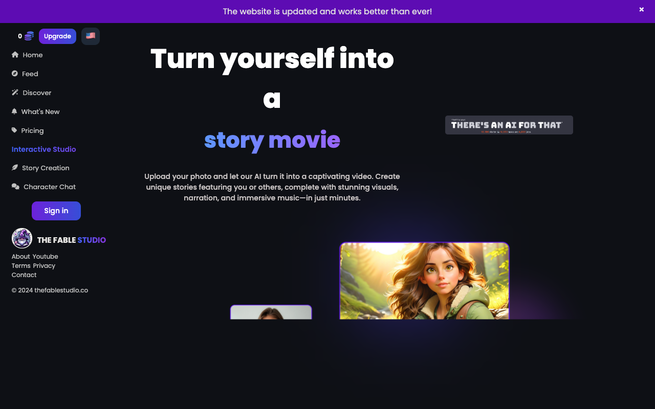 THE FABLE STUDIO - Unleash the Power of AI to Create Captivating Video Stories