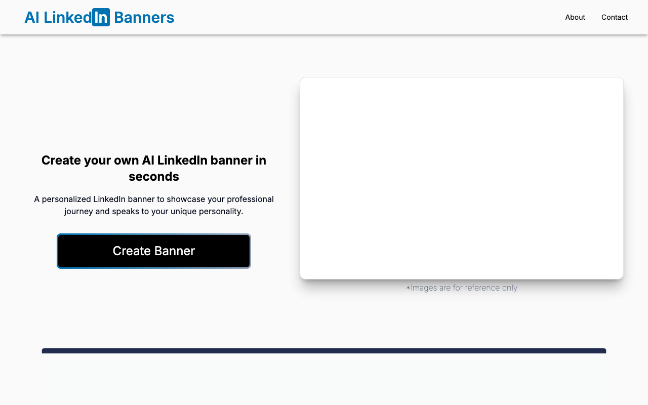 AI LinkedIn Banners - Show your journey in a LinkedIn banner AI Marketing