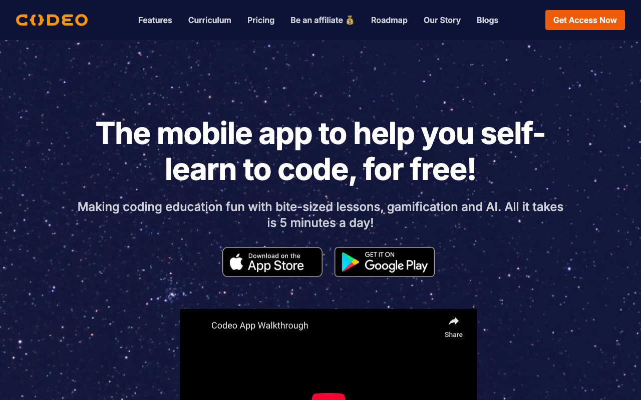 Codeo - The Duolingo for coders! Learn coding with gamification & AI Coding Education