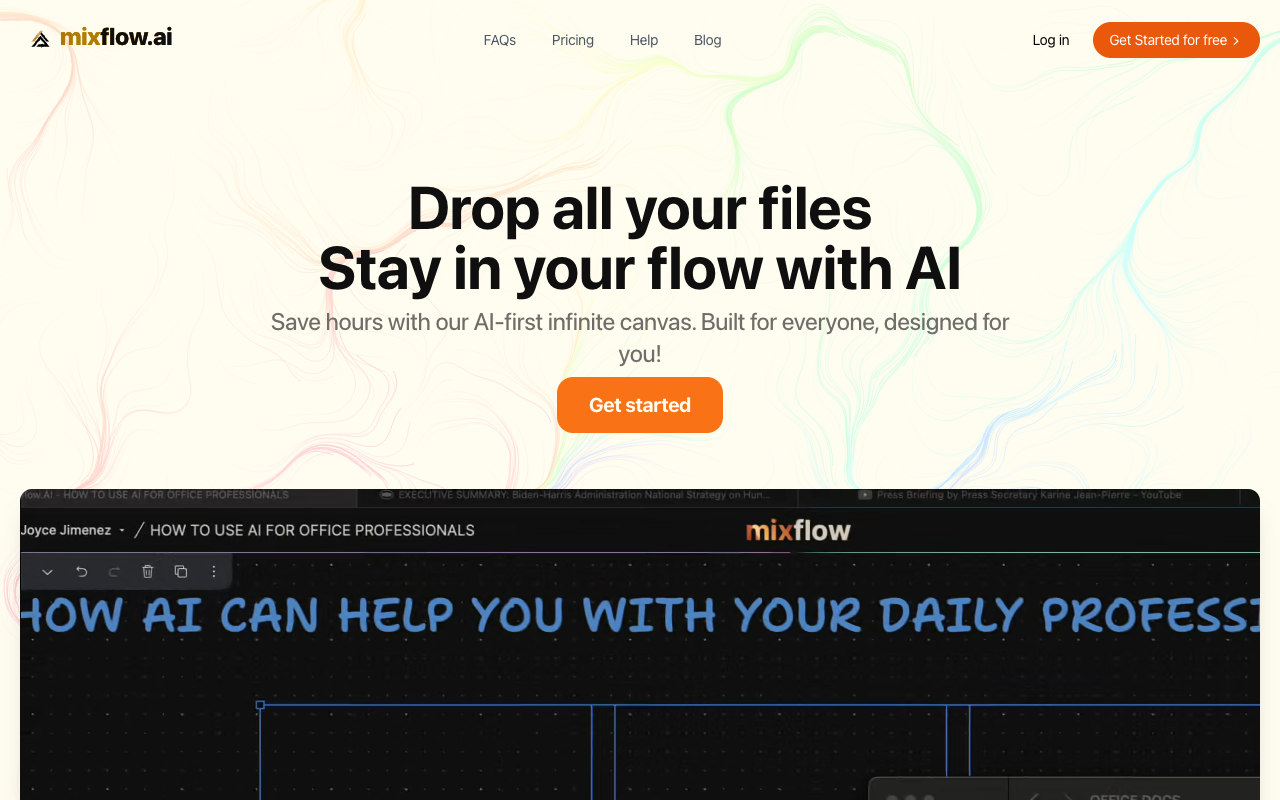 Mixflow.AI - Reclaim Your Time with Our Cutting-Edge AI Tool Suite
