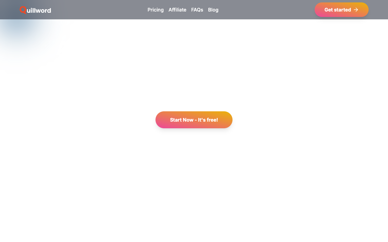QuillWord - The Best AI Tool for Academic and Research Writing