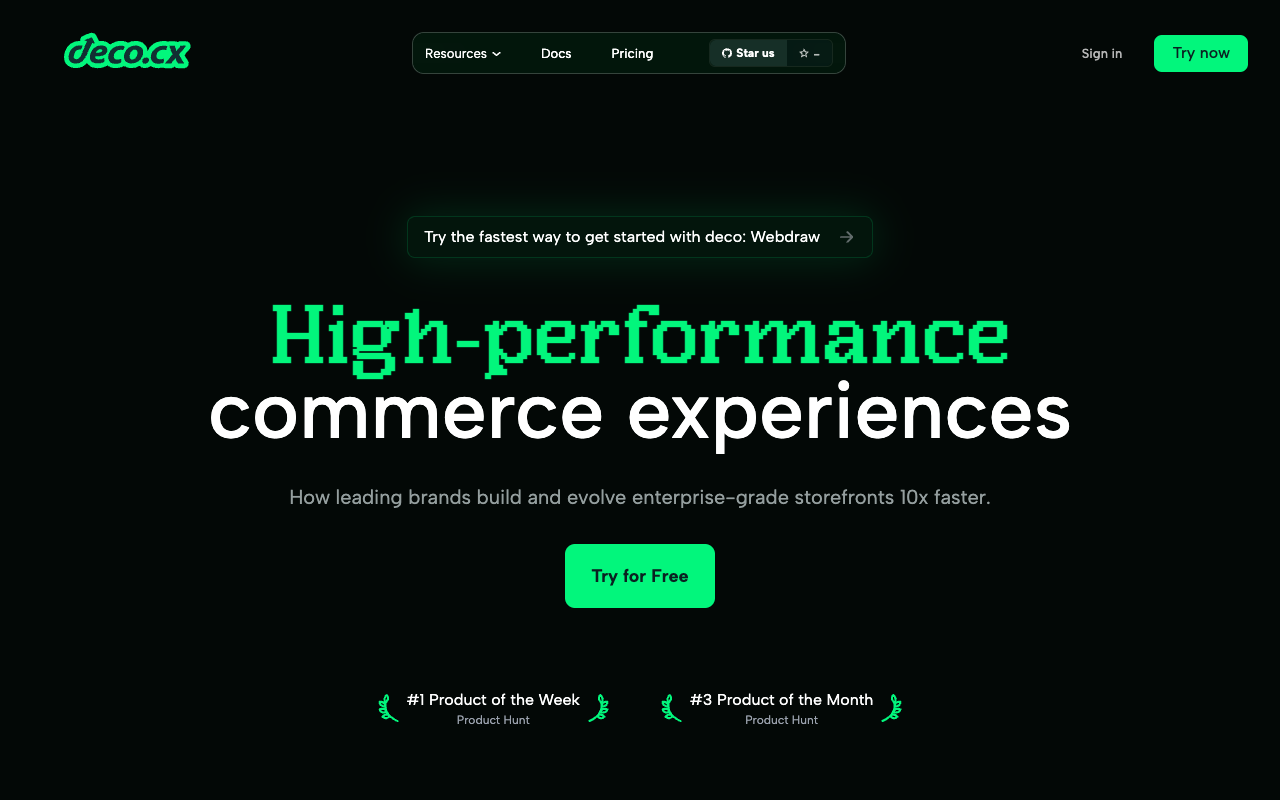 deco.cx 2.0 - Build web apps 10x faster with Deno, JSX, TS & Tailwind