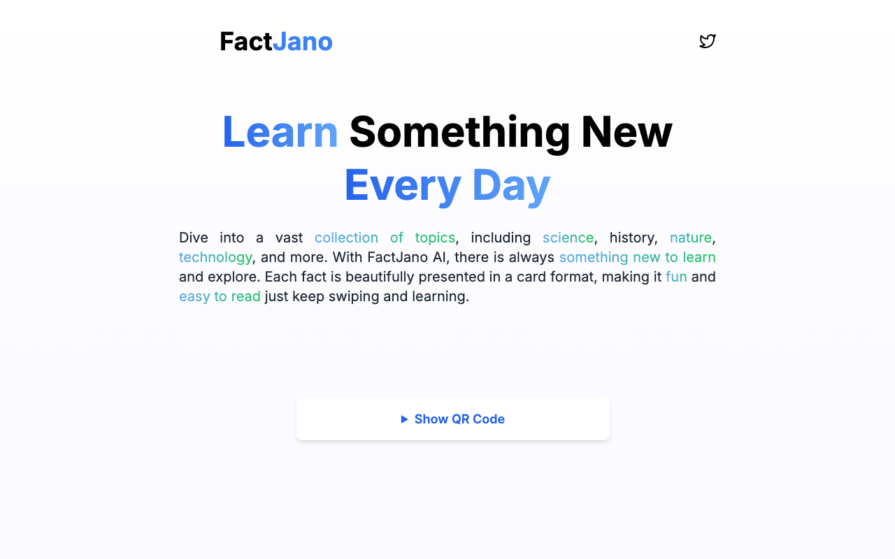 FactJano 2.0 - Your favorite Fact App, now powered by AI