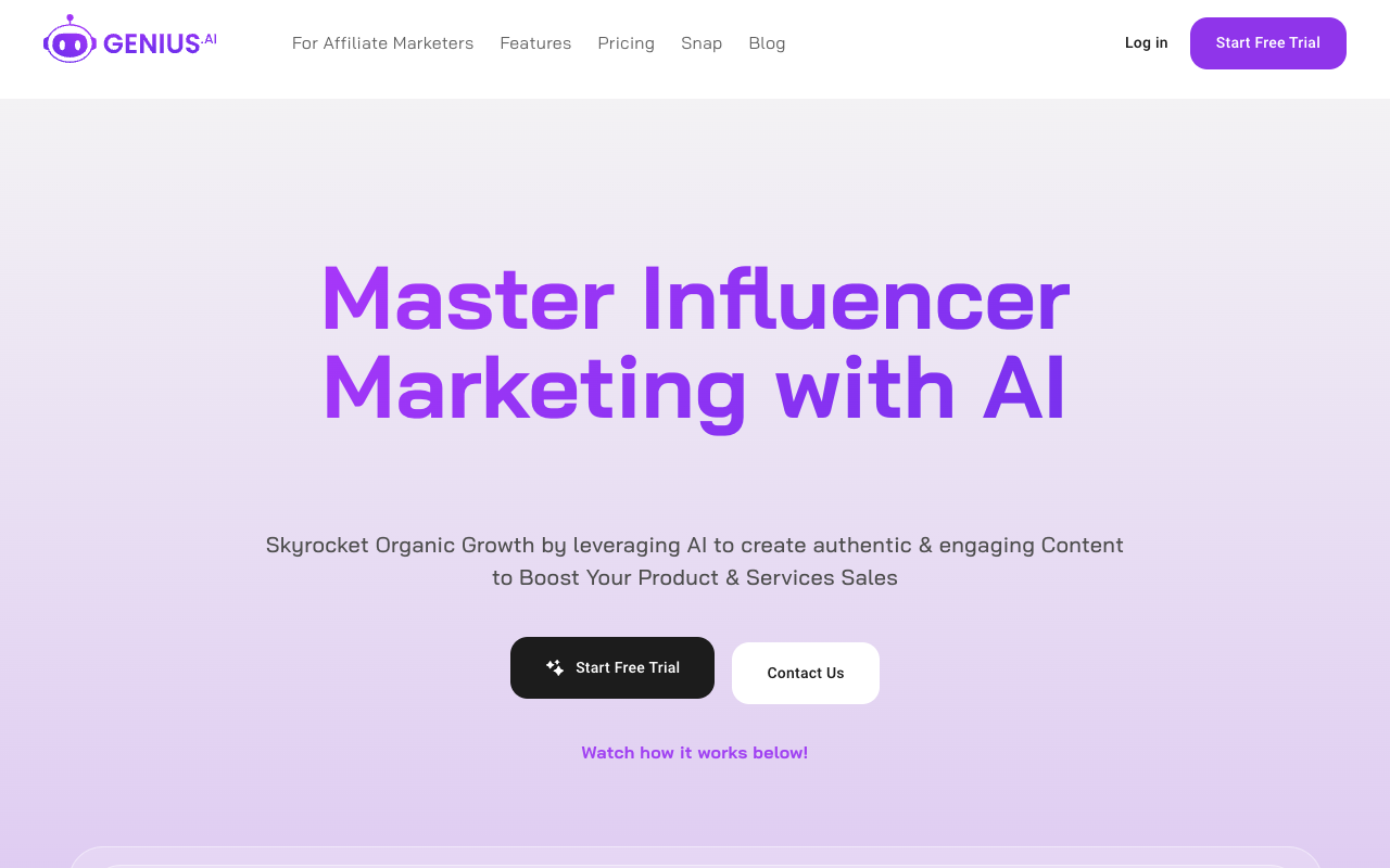 Genius.AI - The Customized AI for Sales & Marketing AI Sales Marketing