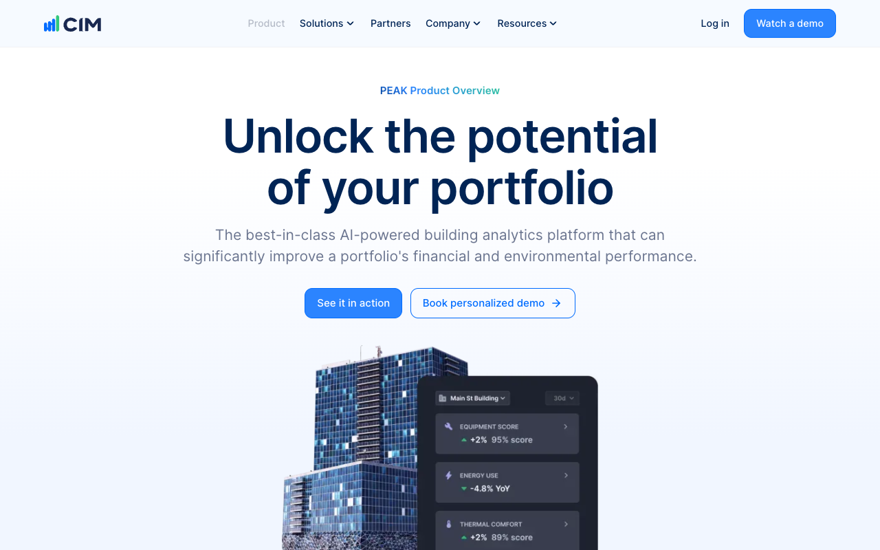 PEAK - CIM: Enhancing Property Management with AI-powered Analytics