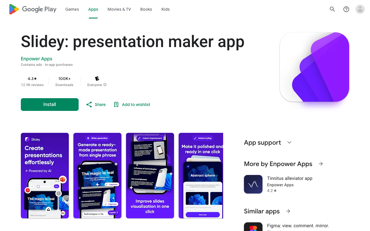 Slidey - AI-powered presentation maker in your pocket