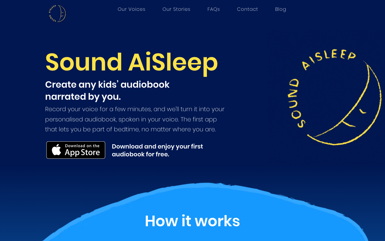 Sound AiSleep - Kid's audiobooks spoken in your voice
