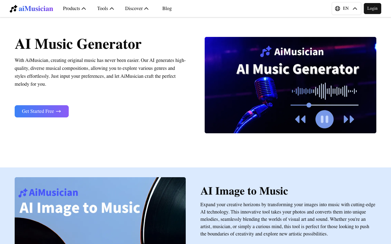 Ai Musician - AI Music Generator - Everyone can become a musician