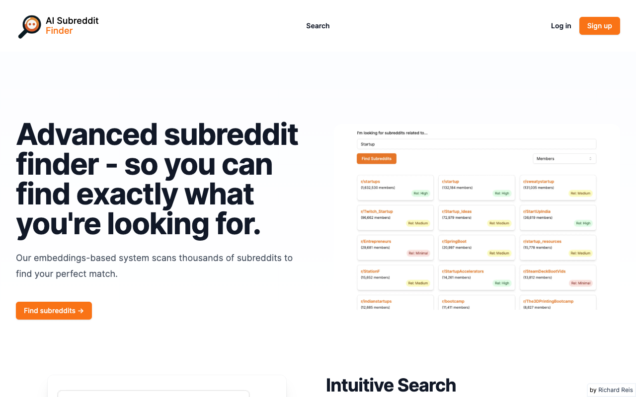 AI Subreddit Finder - Discover Relevant Subreddits Quickly