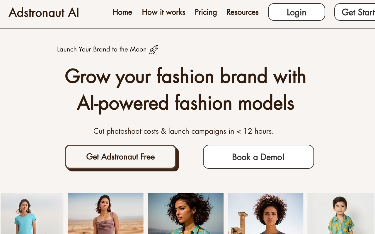 Adstronaut AI - Create stunning fashion photography with AI