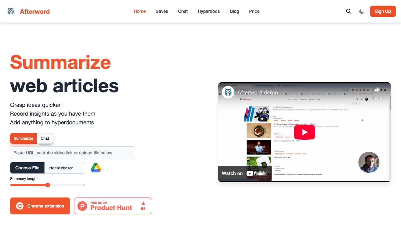 Afterword - Your Multi-Modal Summarization Tool