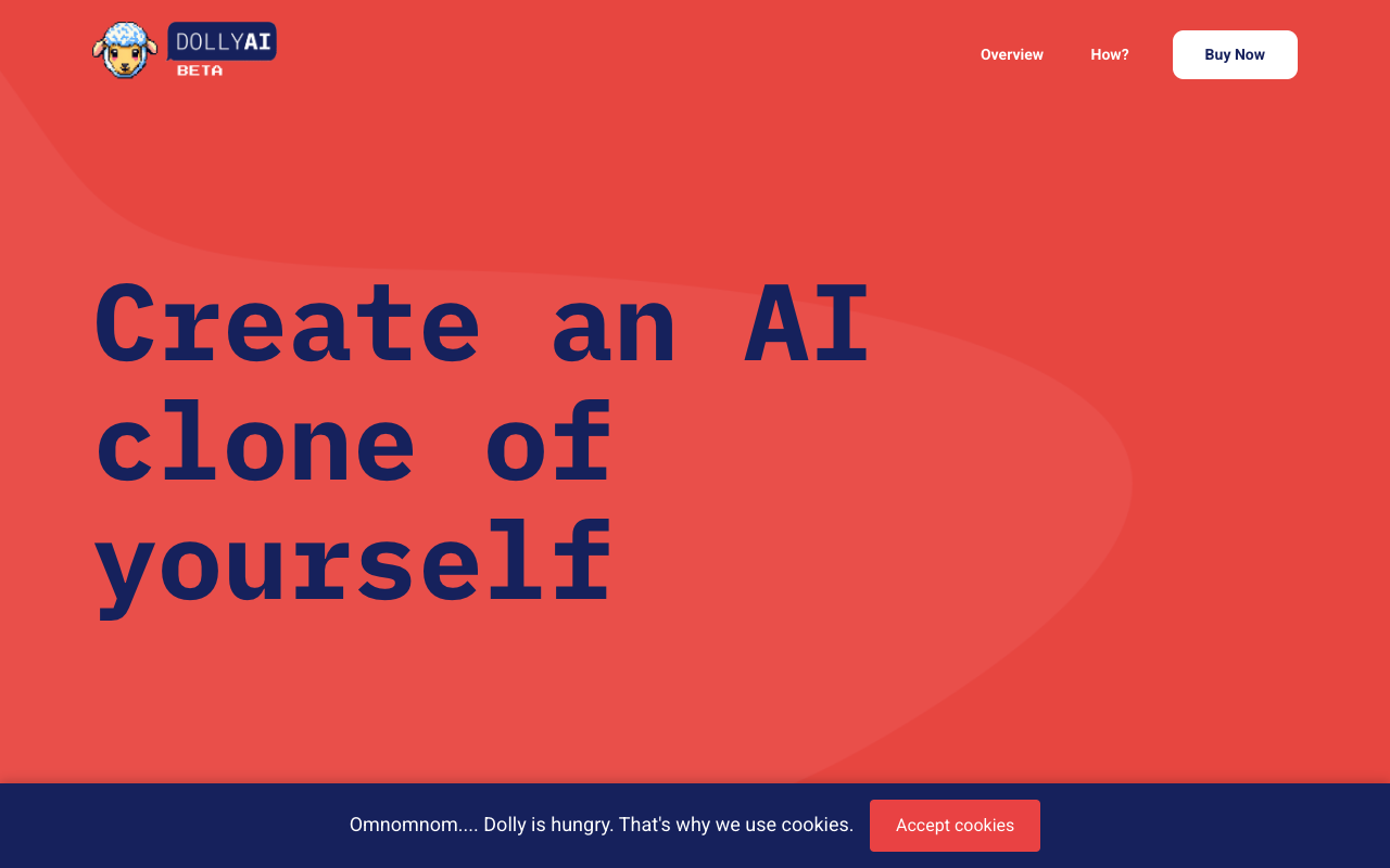 DollyAI - Create an AI clone of yourself