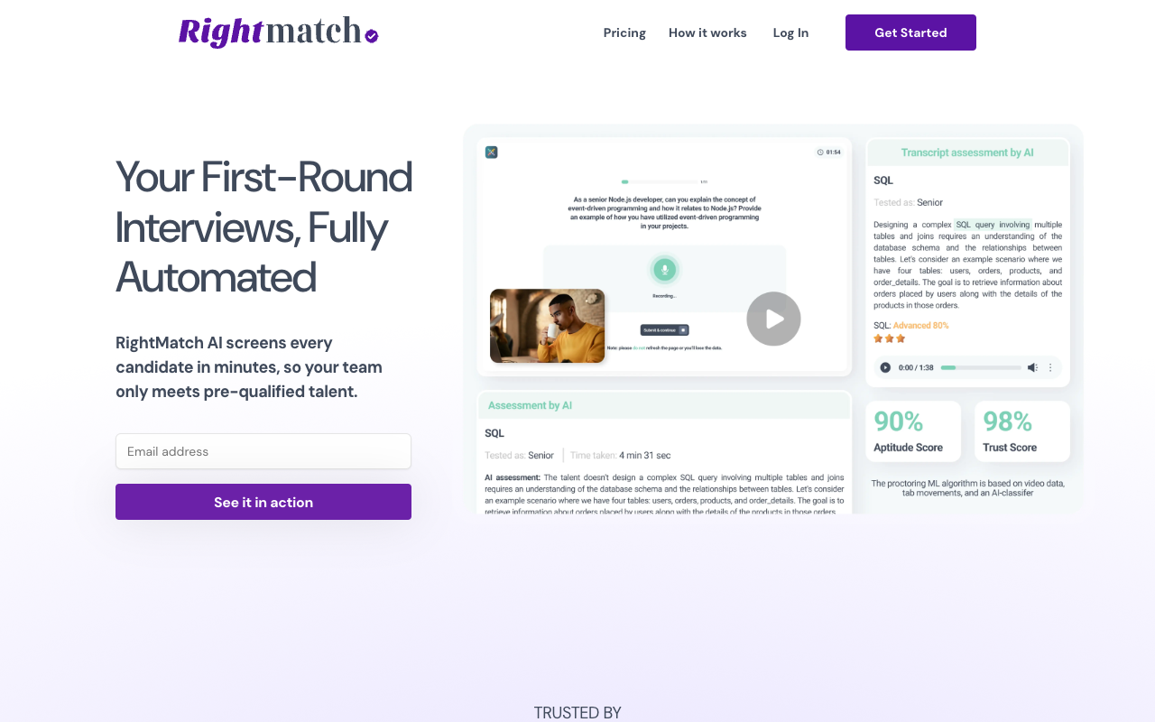 RightMatch AI - Hire Smart with RightMatch AI: Save More, Regret Less