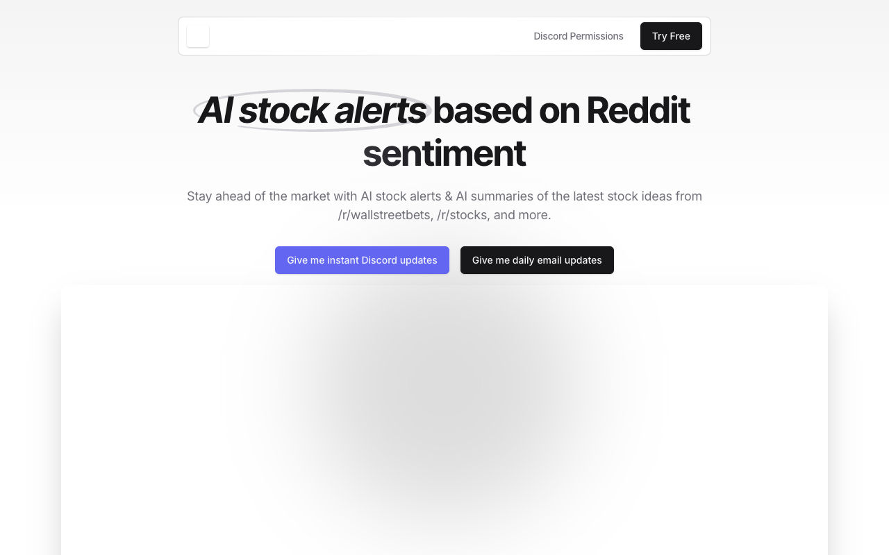 Fluid - AI stock updates - AI summaries of top wallstreetbets stocks