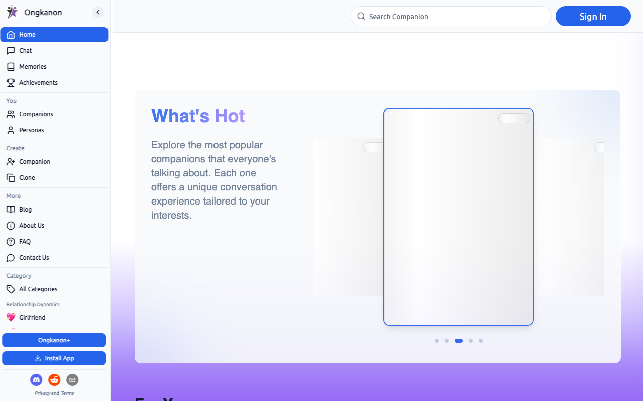 Ongkanon - Free AI Chat