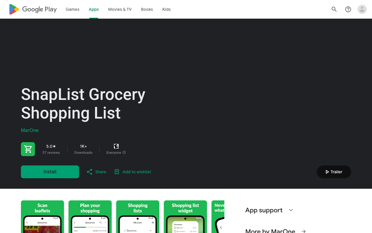 SnapList - Simplify Your Shopping with the Grocery Shopping List App