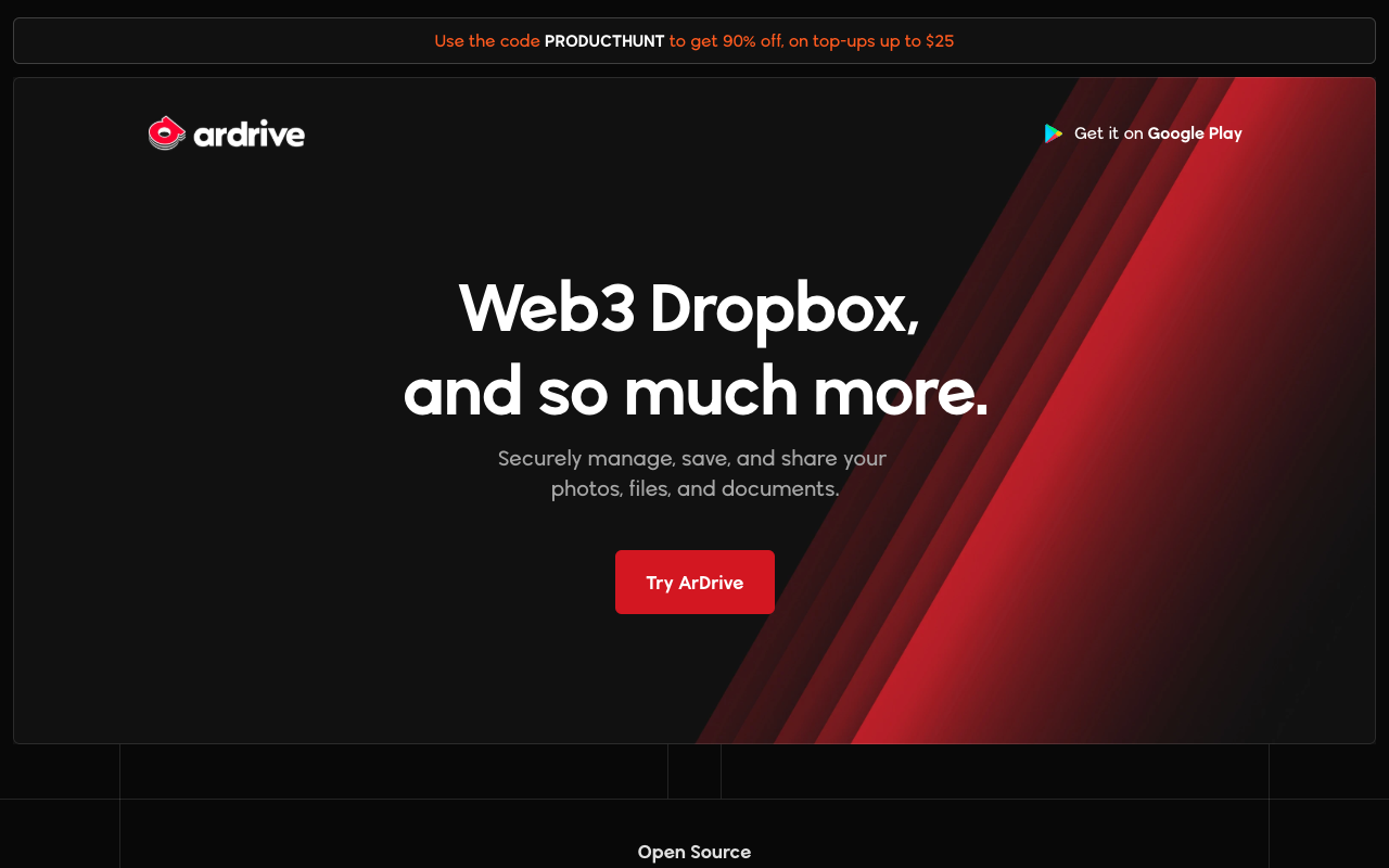 ArDrive - Securely Save, Manage, and Share Your Data with Web3 Dropbox