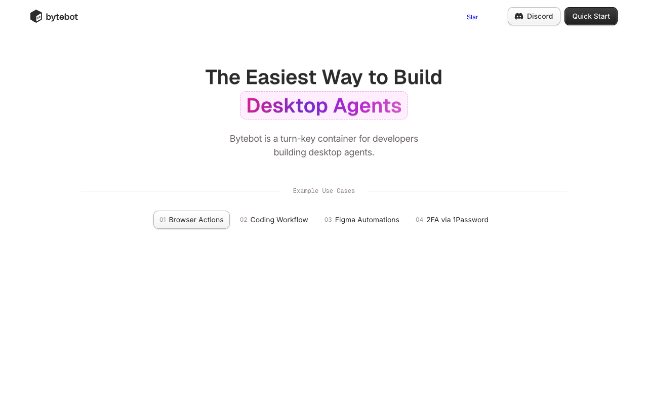 Bytebot - Simplify and Streamline Web Scraping and Automation with AI AI Automation Web Scraping