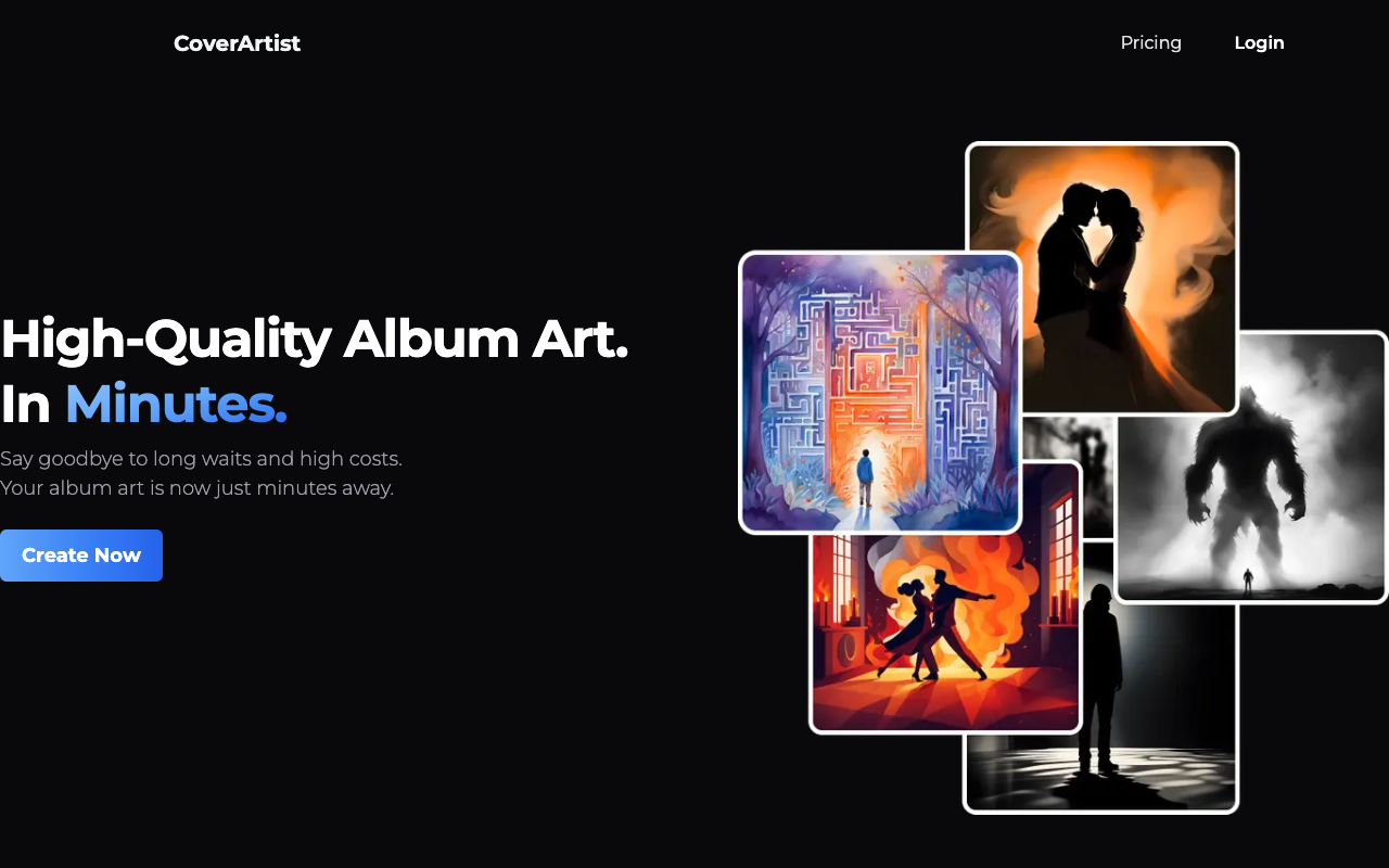 CoverArtist - High quality album art, faster and cheaper