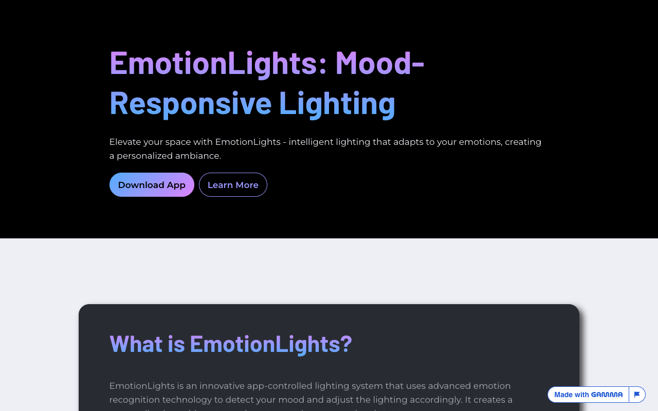EmotionLights - Mood-Responsive Lighting