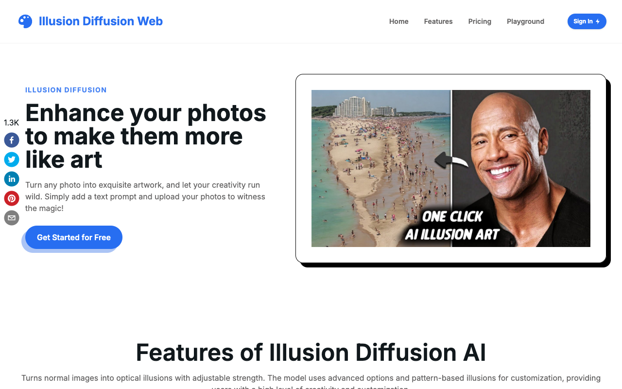 Illusion Diffusion Web - Turn Your Photos into Exquisite Artwork with Illusion Diffusion AI