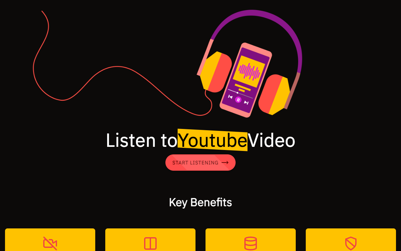 Liseen - Listen to YouTube videos as audio