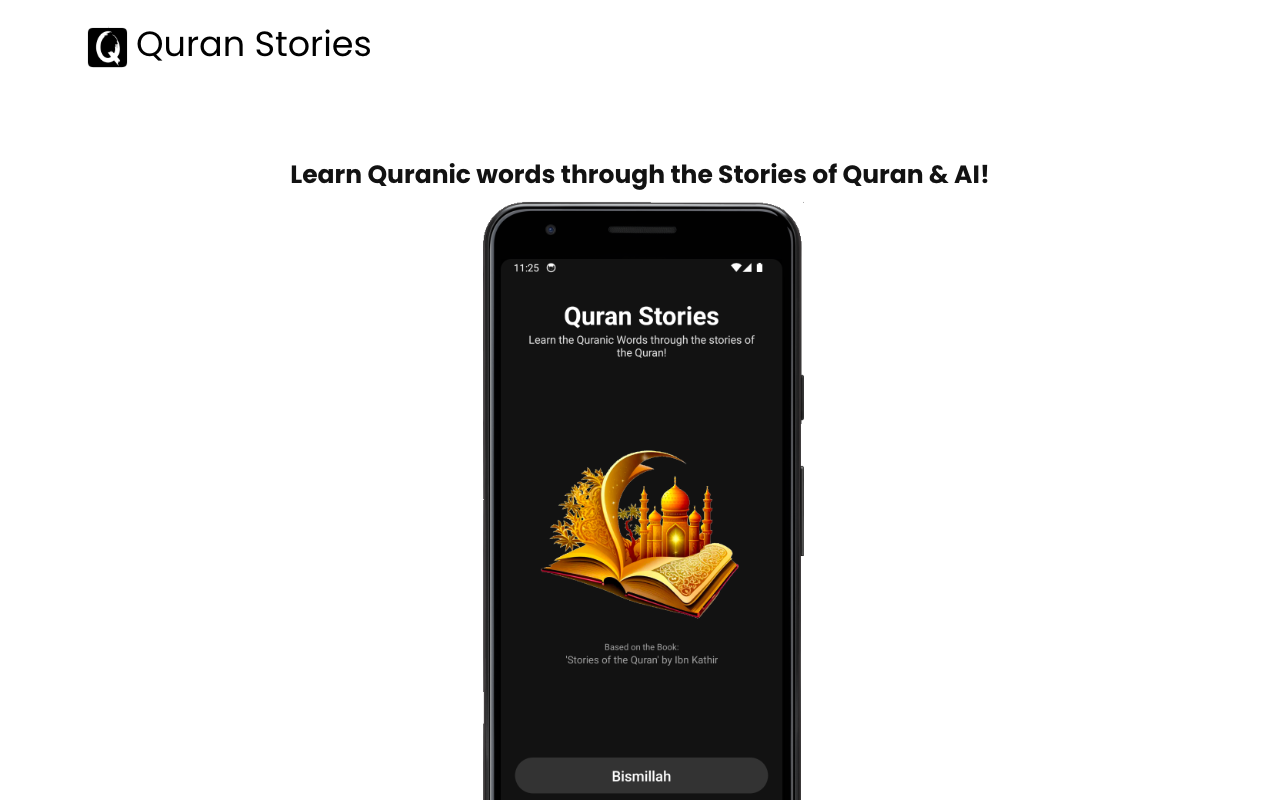 Quran Stories - Learn Arabic through the Stories of Quran & AI!