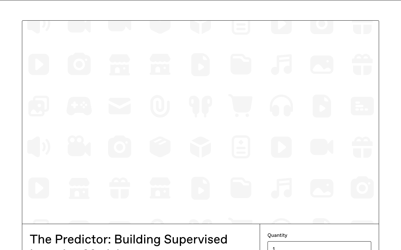 The Predictor - Building Supervised Learning Models