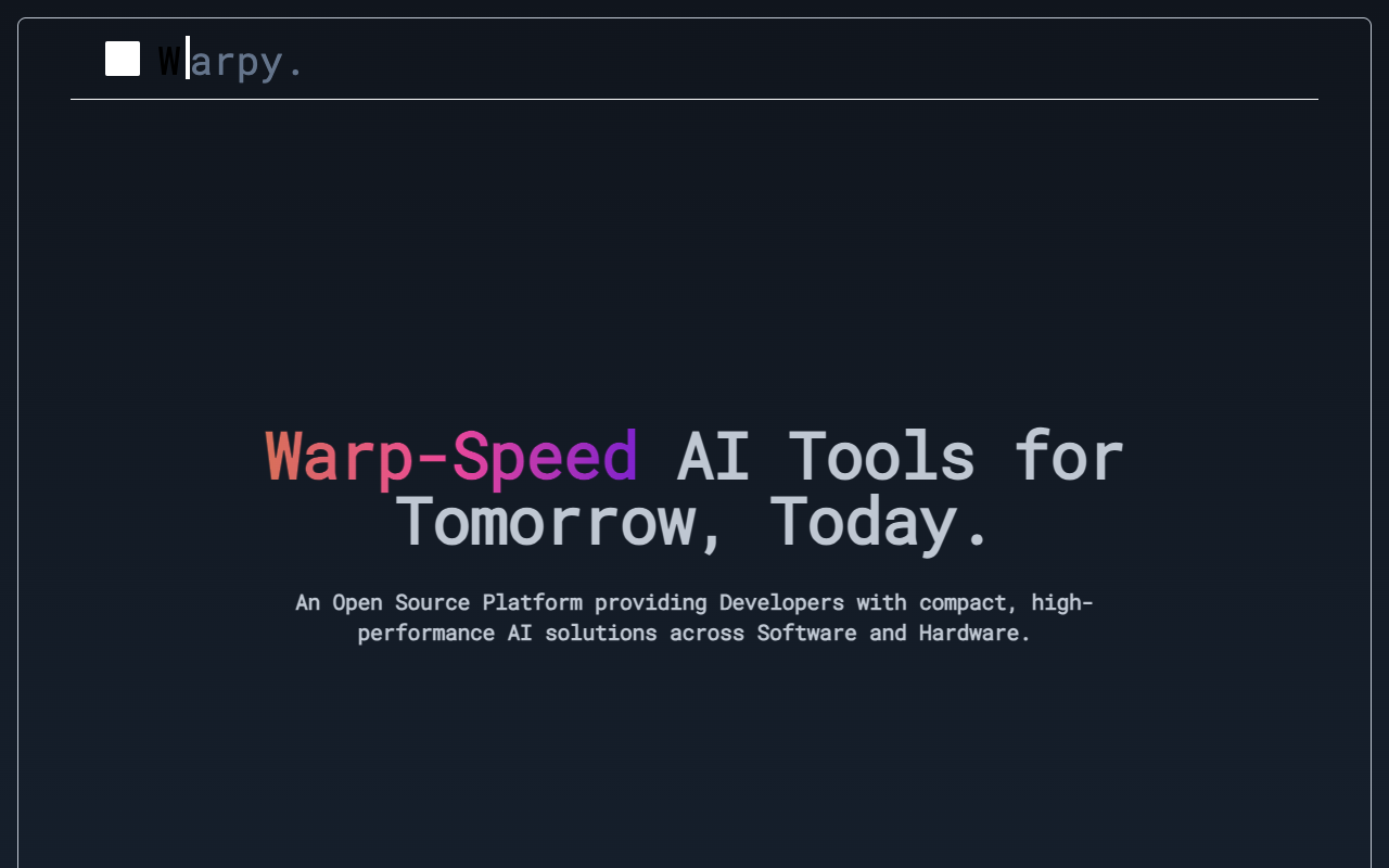 Warpy: Terminal Generative Shell - AI terminal better than ChatGPT