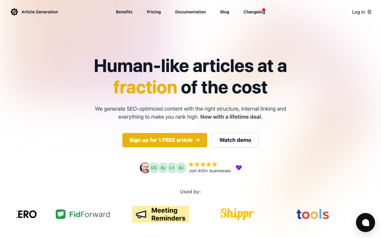 AI Blog Articles - Boost your website's traffic with SEO-optimized content