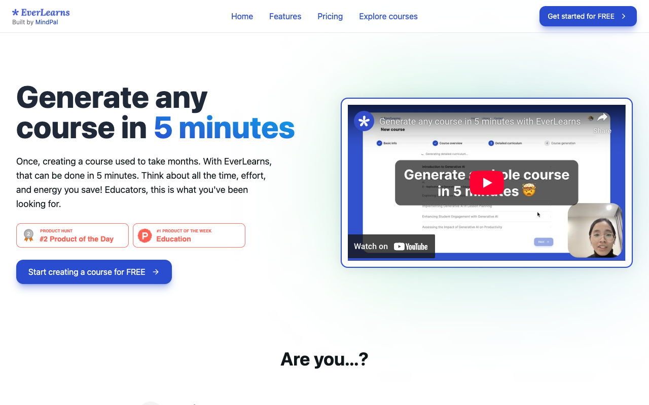 EverLearns for Teachers - Lesson planning made easy peasy with AI