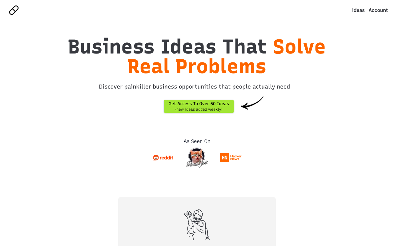 Painkillr - Discover Painkiller Business Ideas Today
