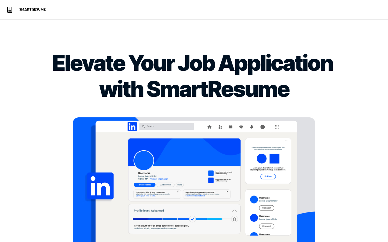 SmartResume - Personalize your resume for every opportunity