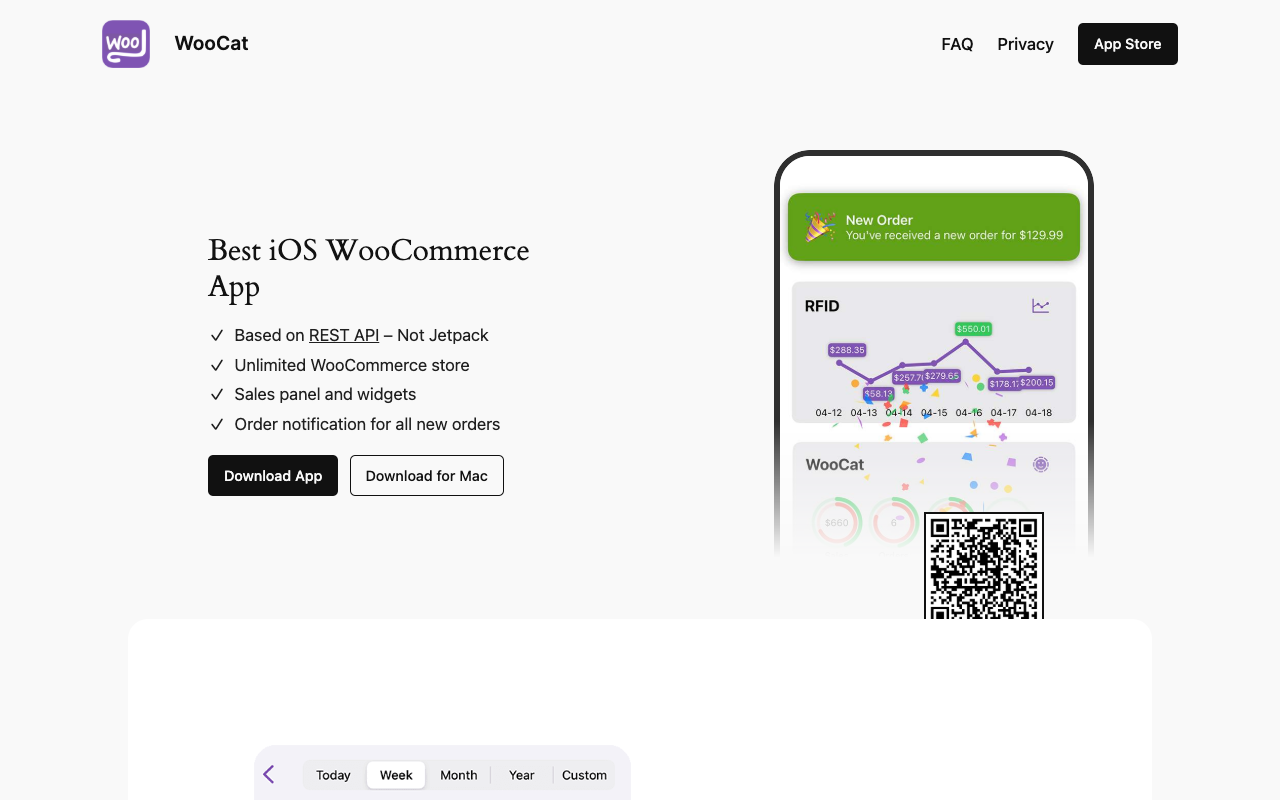 WooCat - Multi-WooCmmerce Store App - No Jetpack Required | Sales Reports | Order Notifications
