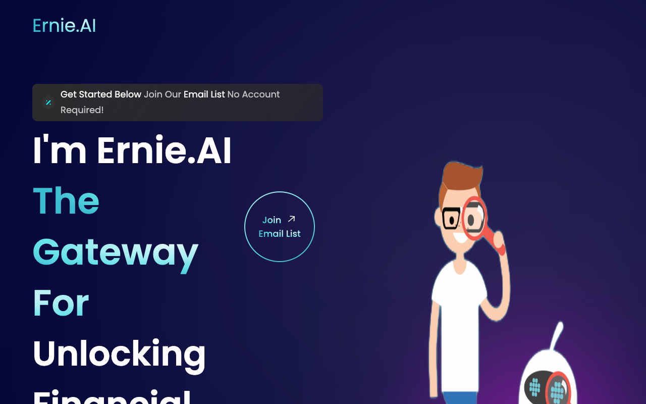 Ernie.AI - Empowering Investors with AI-powered Financial Insights