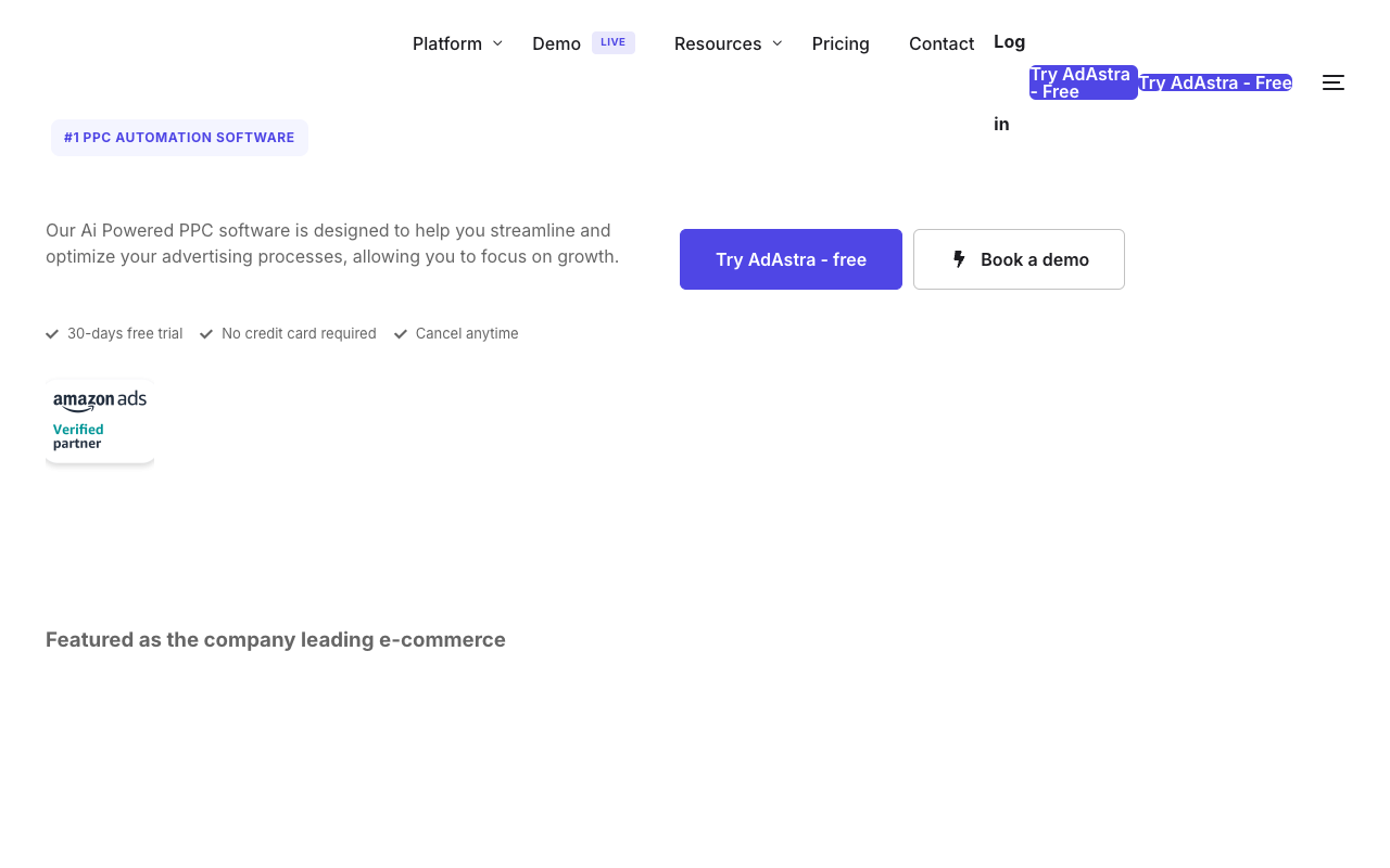 AdAstra - Boost Your Amazon Ads with AI-powered Optimization