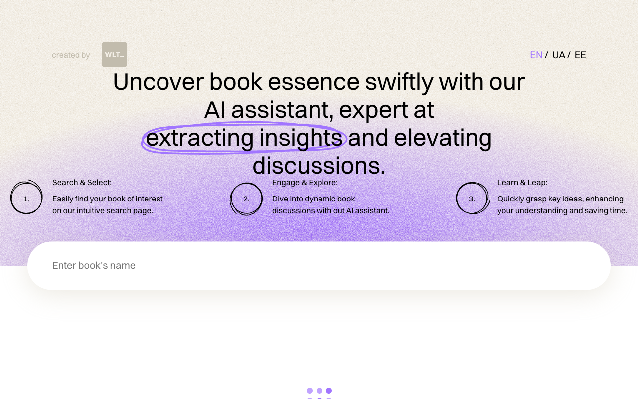 BookNote.AI - Exploring the content of any book through an AI assistant