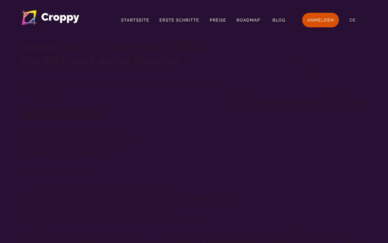 Croppy - AI-Powered Image Cropper for Web Agencies