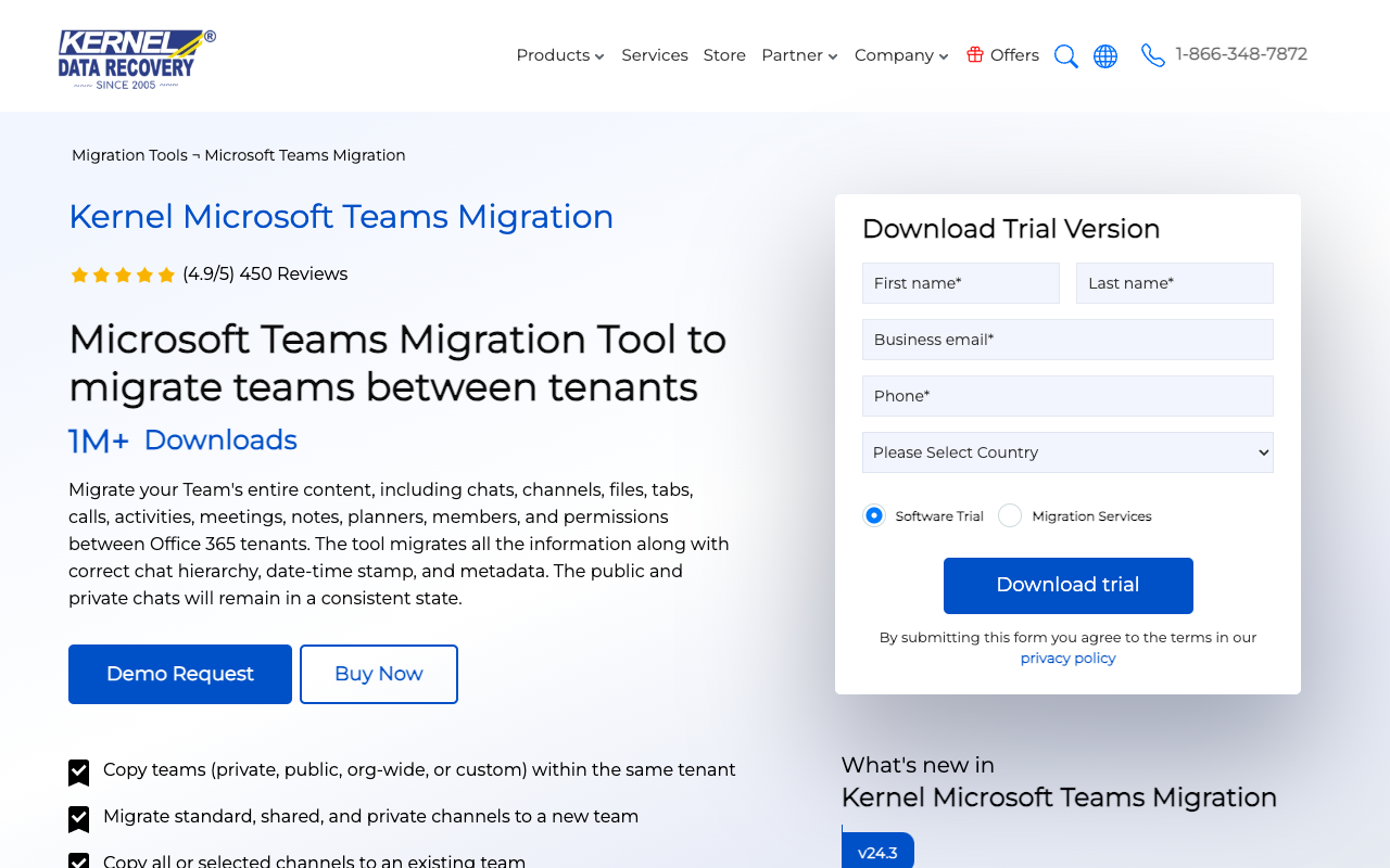 Kernel Microsoft Teams Migration - Effortlessly Migrate Teams, Chats, Files, and More