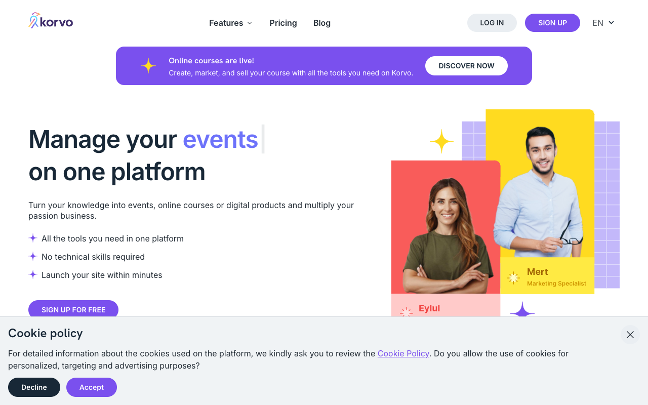 Korvo - The end-to-end platform for digital content creators