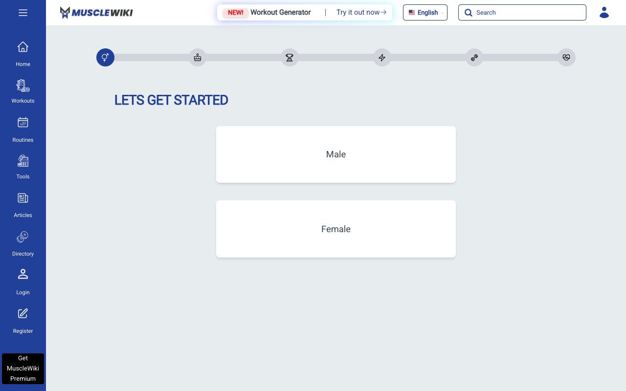 MuscleWiki AI Workout Generator - Generate the perfect workout for you
