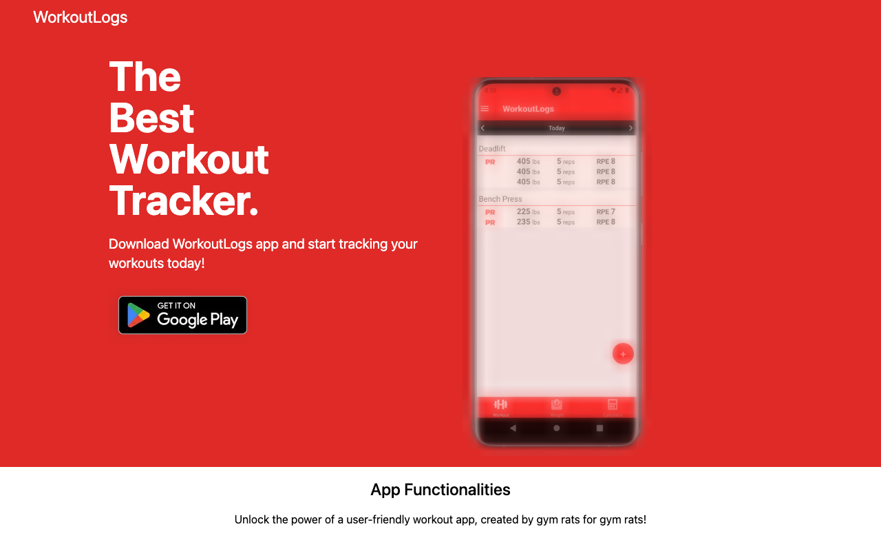 Workout Logs - Gym Tracker: Your Ultimate Workout Companion