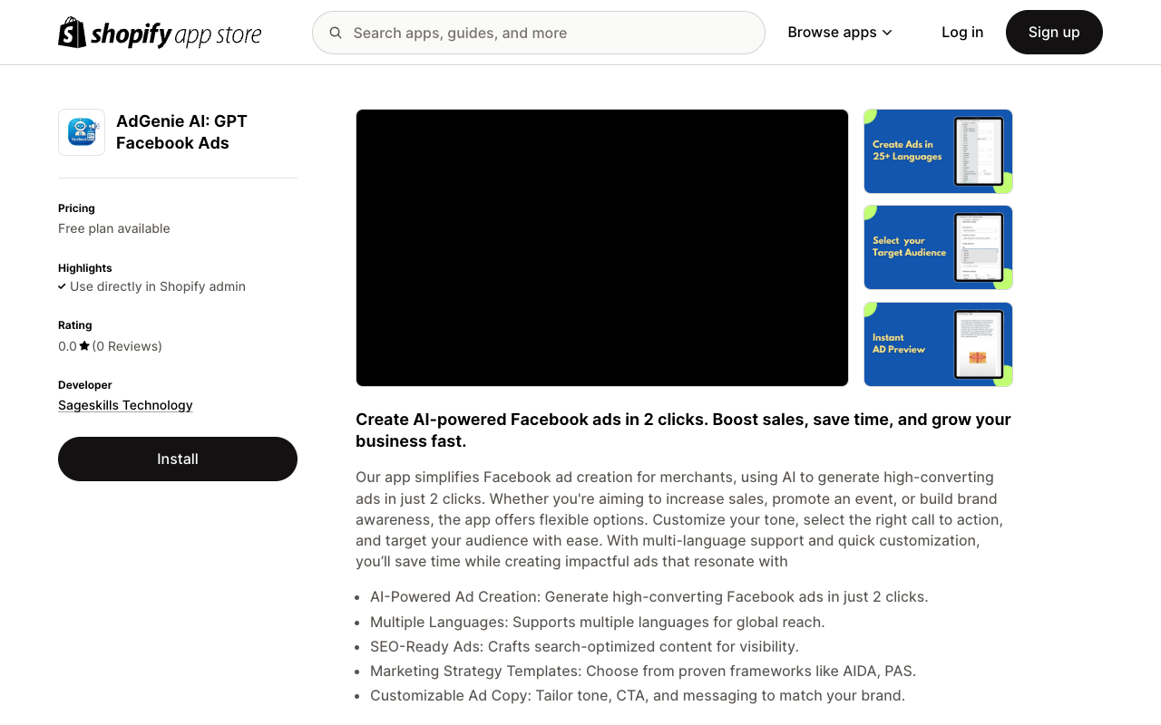 AdCraft.ai: ChatGPT FB Google - Maximize ad impact with AI-driven Ad copy