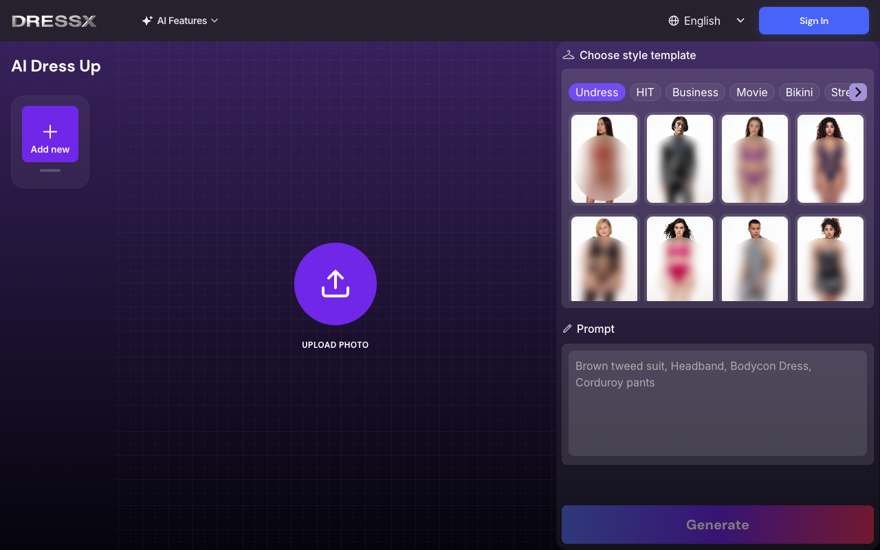 DRESSX AI - Style yourself with DRESSX GEN AI