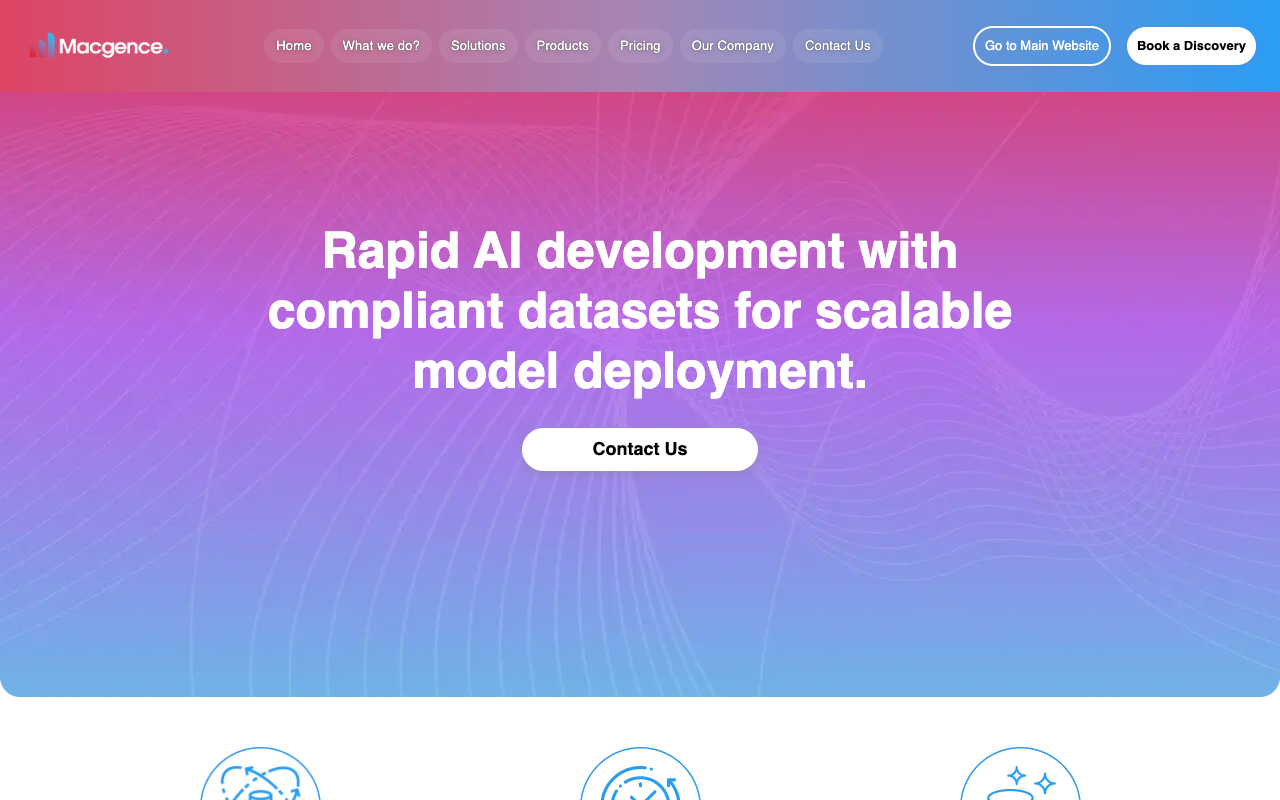 Macgence - High-quality Datasets for AI / ML