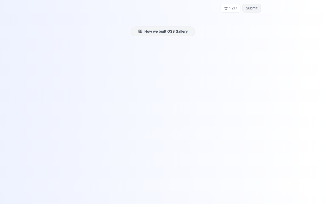 oss.gallery - Discover the best open-source projects