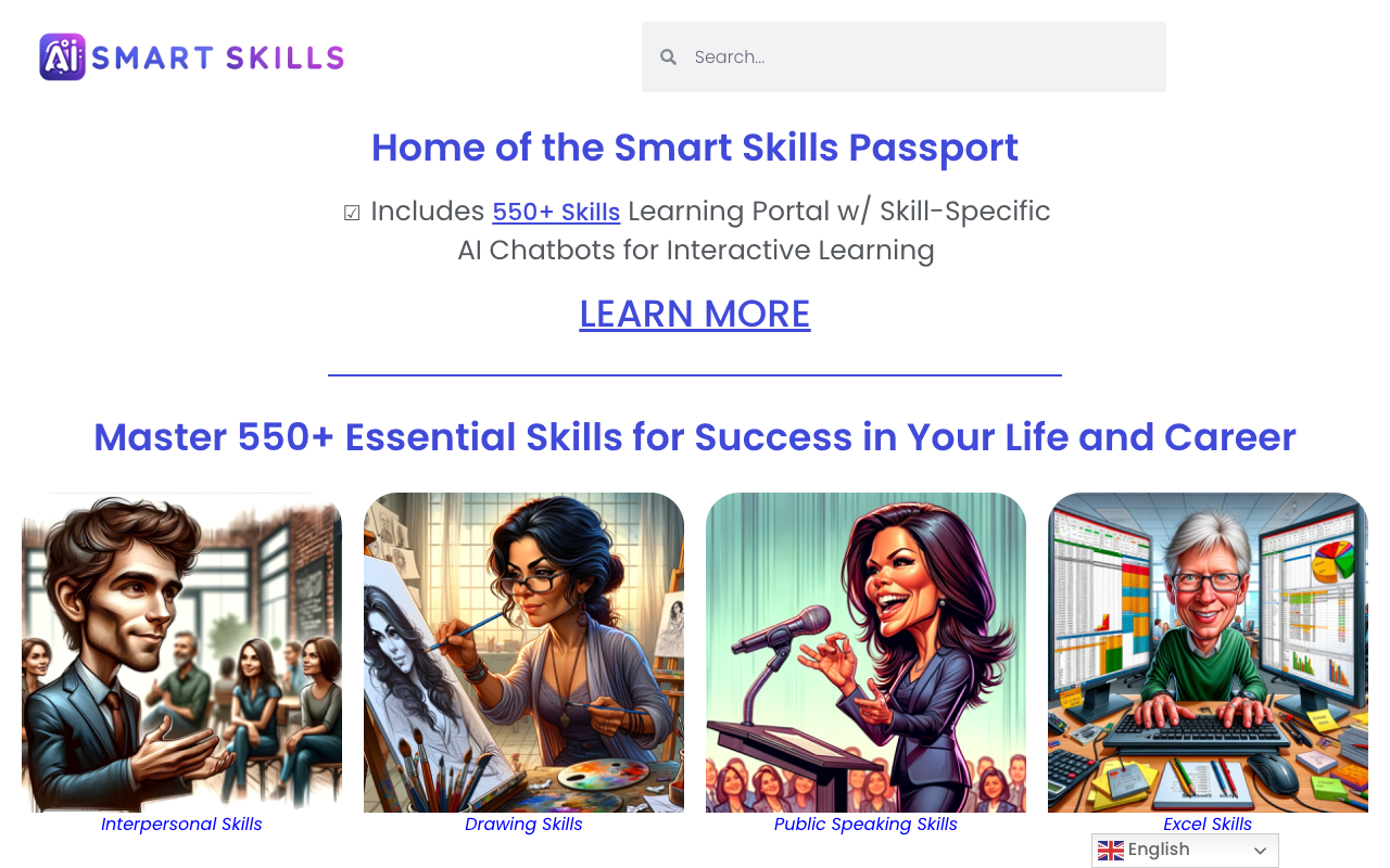 Smart Skills Passport AI Edition - Learn 550 Skills & Test your Skill Level on Any Topic